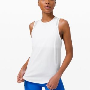 Lululemon sculpt tank top in cream color